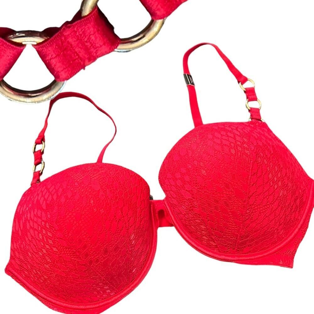NWT Victoria’s Secret Very Sexy Push-Up Bra with Gold Embellishments 38DD